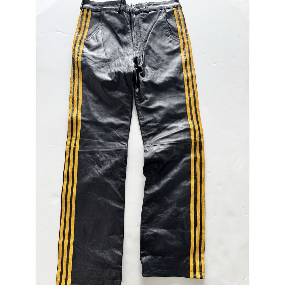 Vale Forever Kill Bill Moto Pants - black - Faux Leather size 34